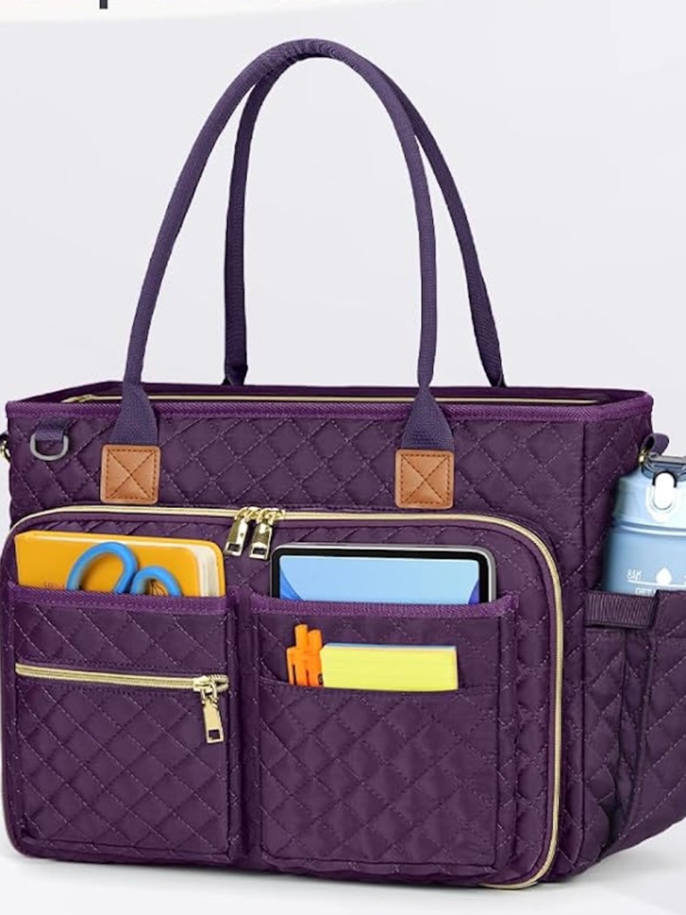 Teacher Tote Bag 17.3 inch Laptop Messenger Travel Bag NWT
